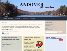 Tablet Screenshot of andovertwp.org